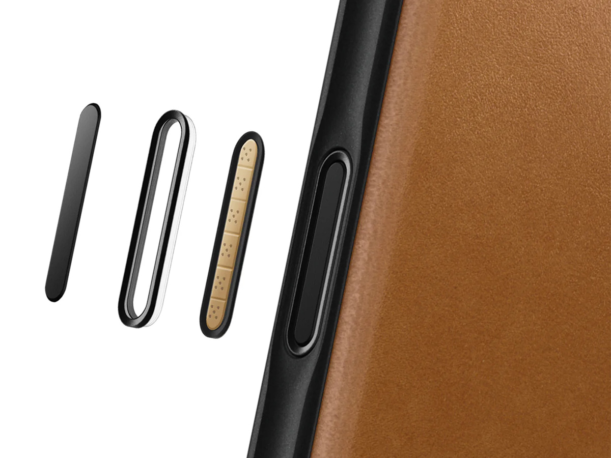 Nomad Modern Leather Folio Cognac - iPhone 17 Pro hoesje
