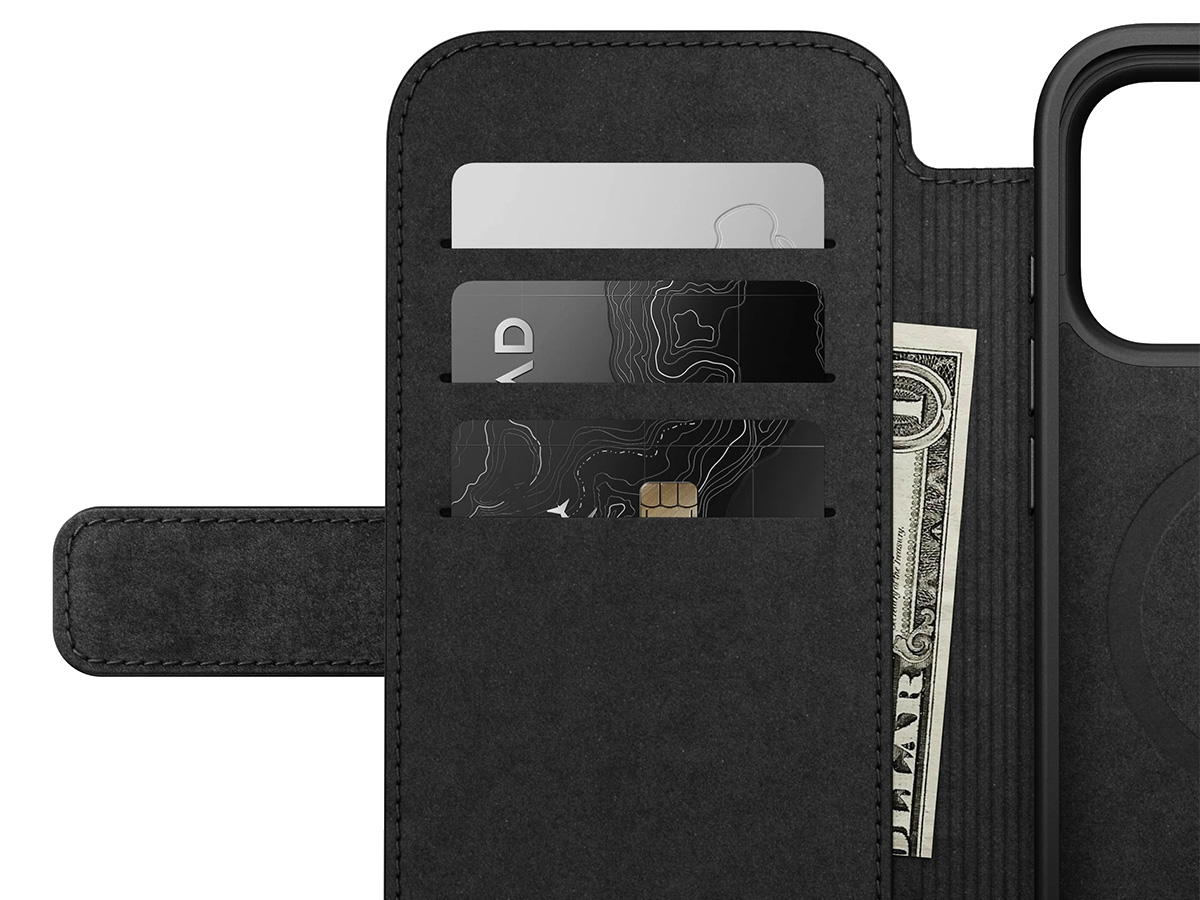 Nomad Modern Leather Folio Cognac - iPhone 17 Pro hoesje