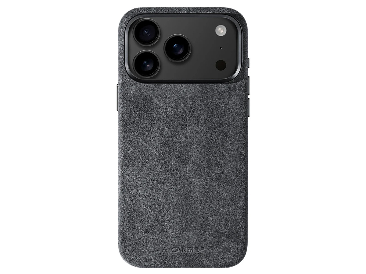 Alcanside Alcantara iPhone 17 Pro Max hoesje MagSafe Case - Space Grey