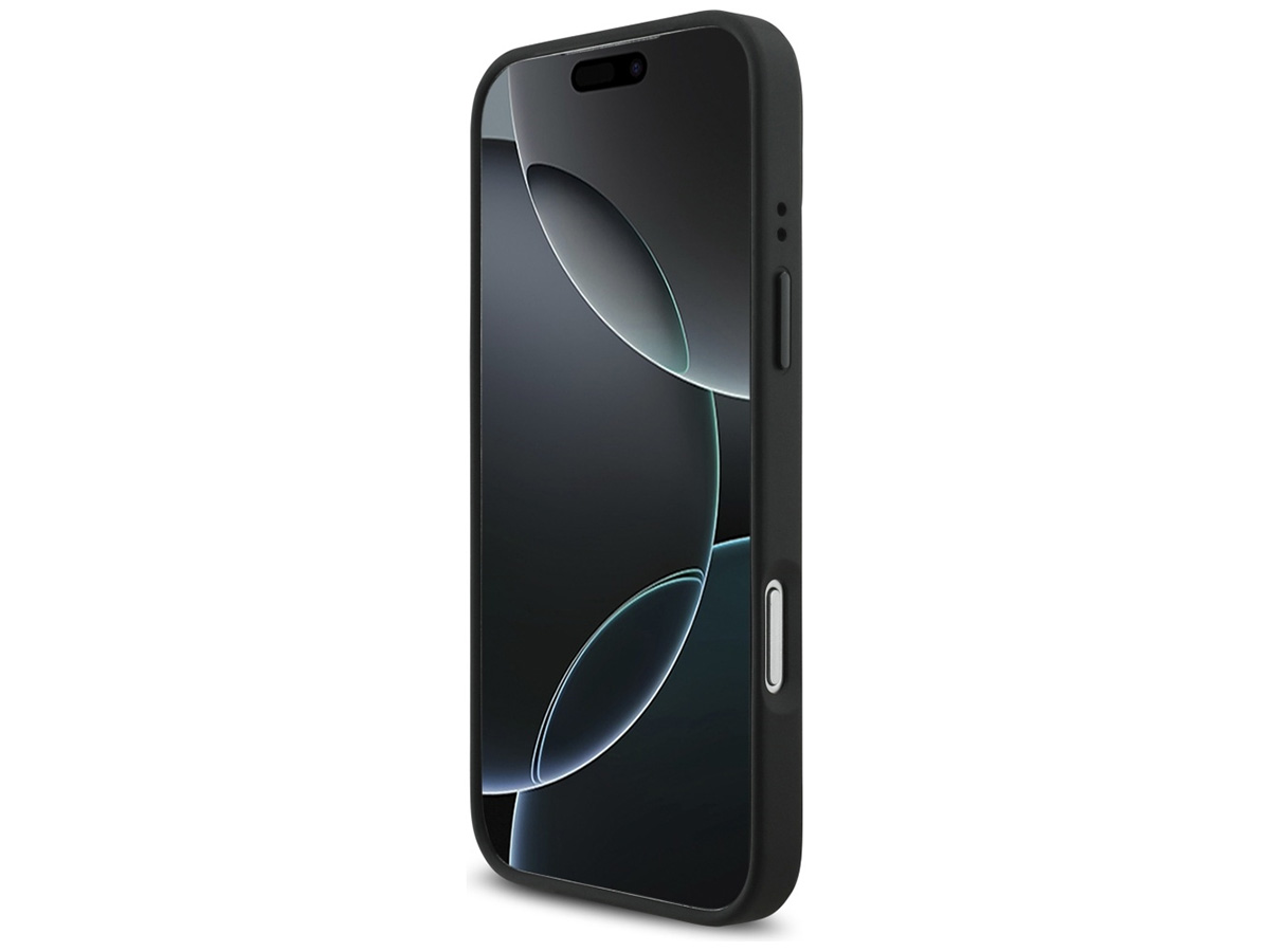 BMW M iPhone 17 Pro Max hoesje - Perforated PU Case met MagSafe Zwart