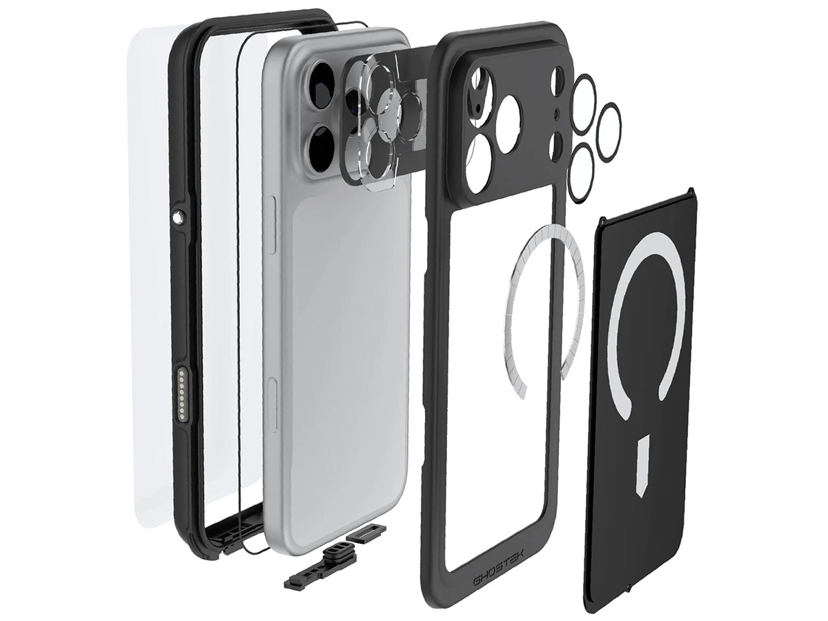 Ghostek Waterdicht iPhone 17 Pro Max hoesje Nautical Slim Zwart IP68