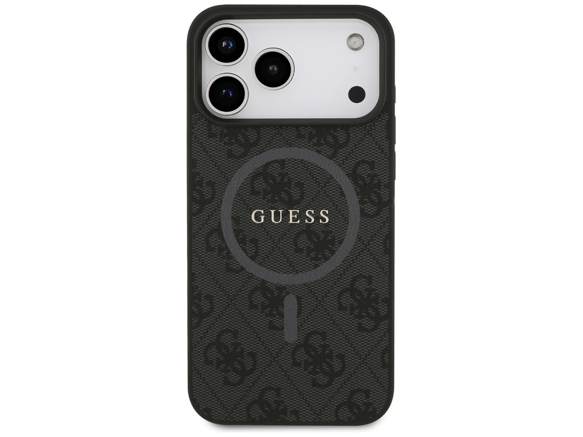 Guess Monogram iPhone 17 Pro Max hoesje - MagSafe Case Grijs