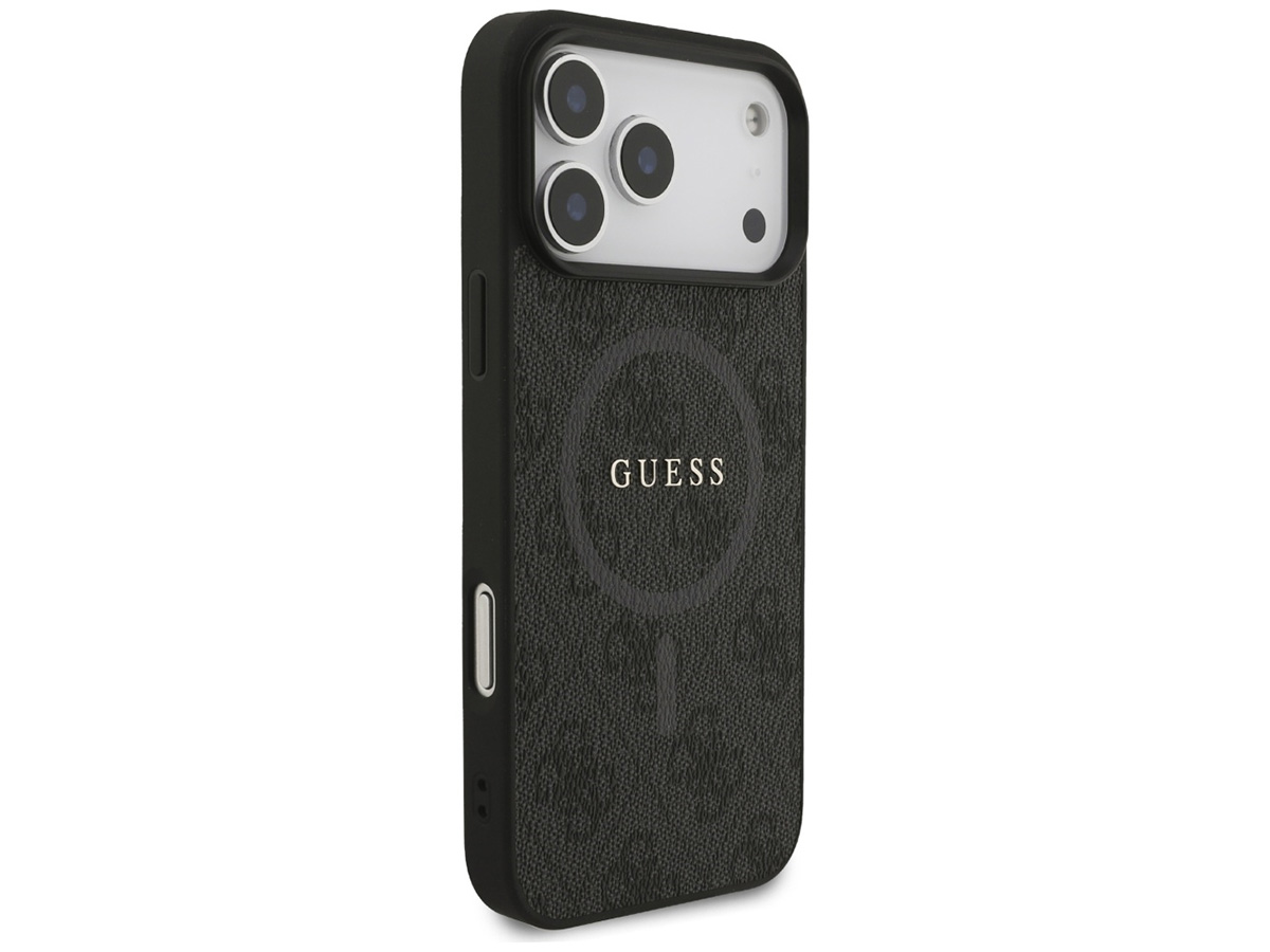 Guess Monogram iPhone 17 Pro Max hoesje - MagSafe Case Grijs