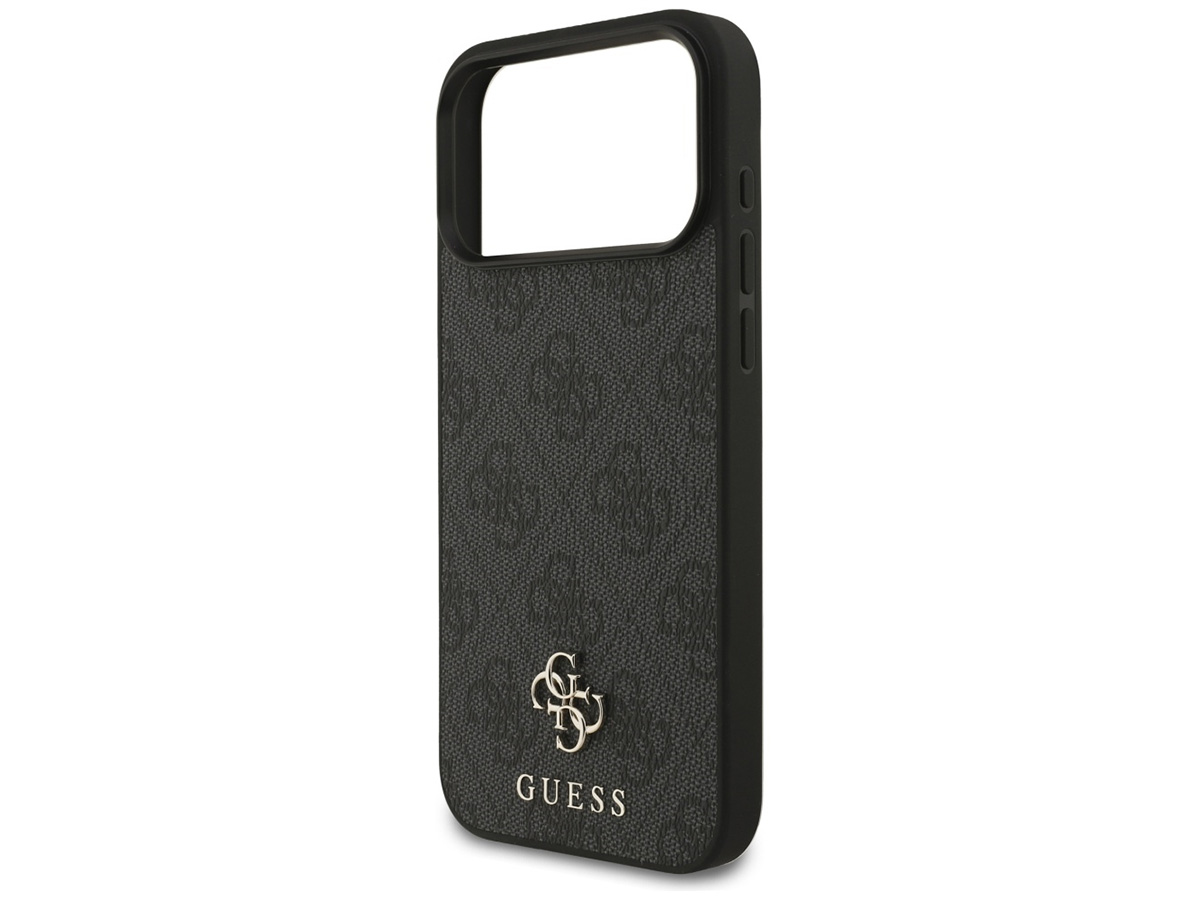 Guess 4G Monogram MagSafe Case Grijs - iPhone 17 Pro Max hoesje