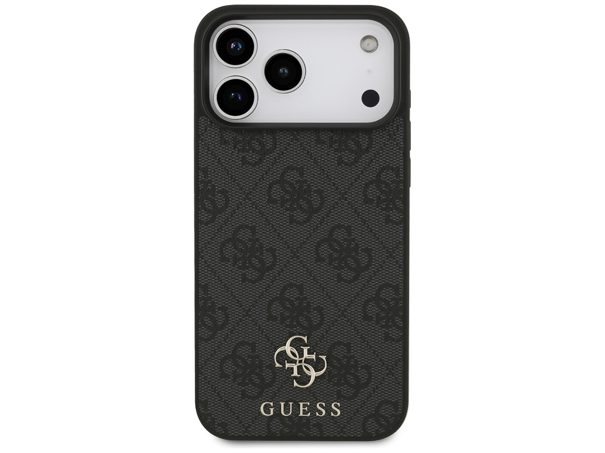 Guess 4G Monogram MagSafe Case Grijs - iPhone 17 Pro Max hoesje