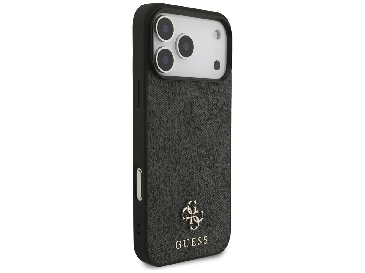 Guess 4G Monogram MagSafe Case Grijs - iPhone 17 Pro Max hoesje