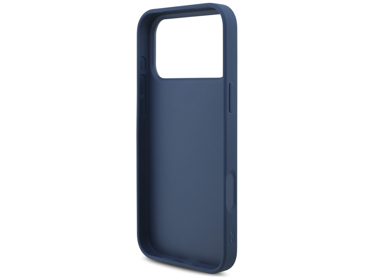Guess Big 4G Monogram iPhone 17 Pro Max hoesje MagSafe Case Blauw