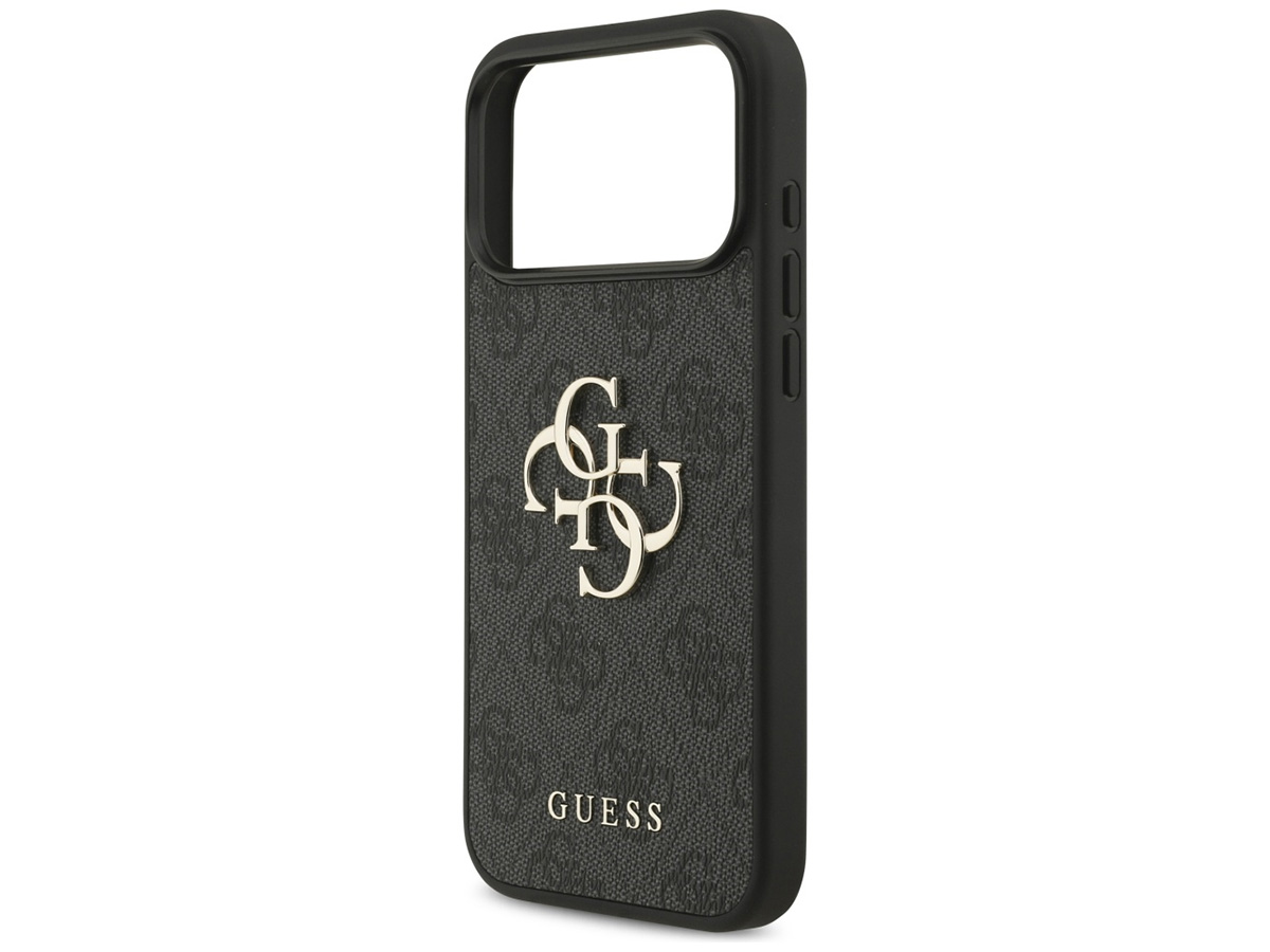 Guess Big 4G Monogram iPhone 17 Pro Max hoesje MagSafe Case Grijs