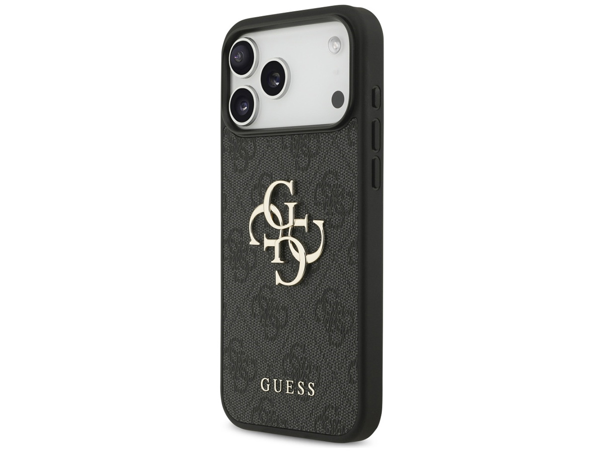 Guess Big 4G Monogram iPhone 17 Pro Max hoesje MagSafe Case Grijs