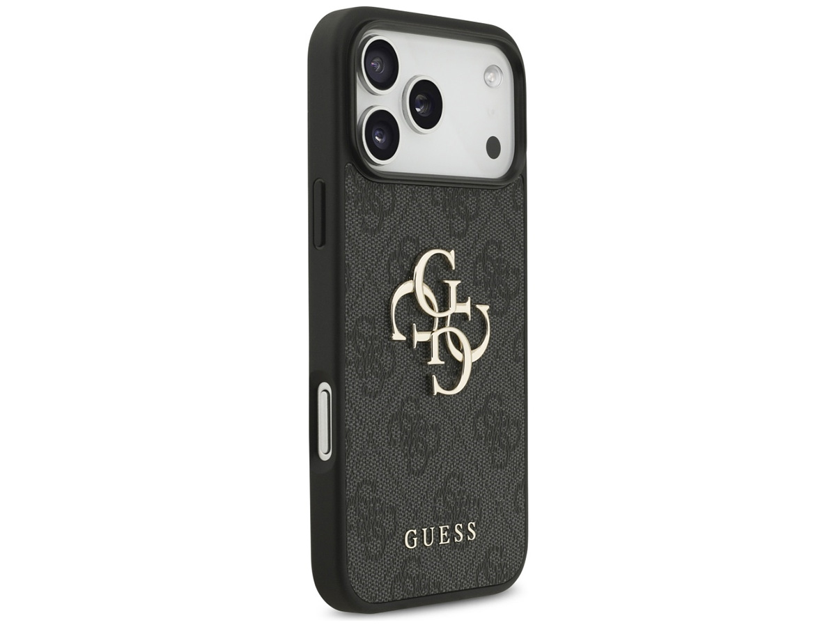 Guess Big 4G Monogram iPhone 17 Pro Max hoesje MagSafe Case Grijs
