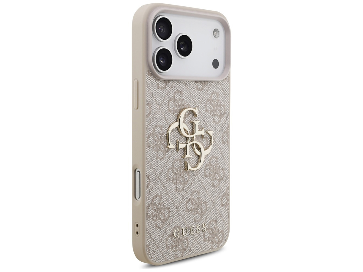 Guess Big 4G Monogram iPhone 17 Pro Max hoesje MagSafe Case Roze