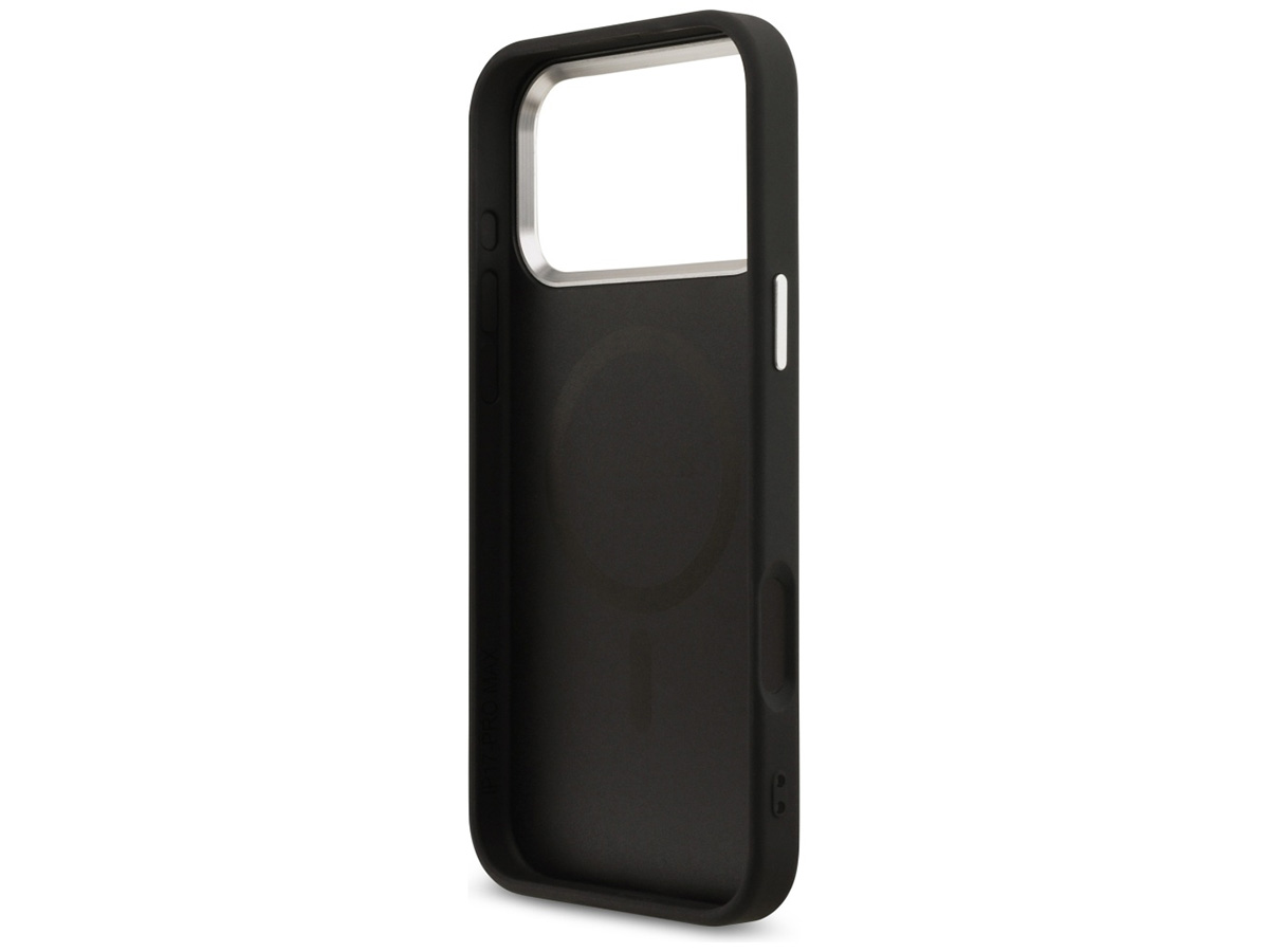 Guess Triangle Monogram MagSafe Case Grijs - iPhone 17 Pro Max hoesje