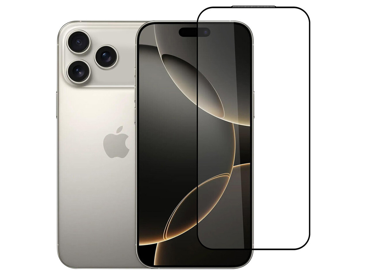 iPhone 17 Pro Max Screenprotector Glas Edge to Edge Tempered Glass