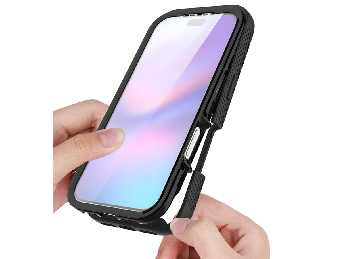 Just in Case iPhone 17 Pro Max hoesje 360 Defense Shock Proof Case incl. Protector