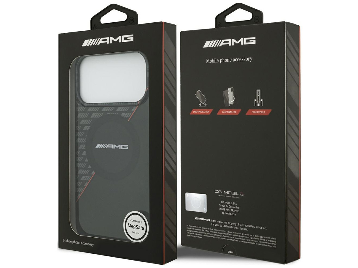 Mercedes-AMG Redline iPhone 17 Pro Max hoesje MagSafe TPU Case