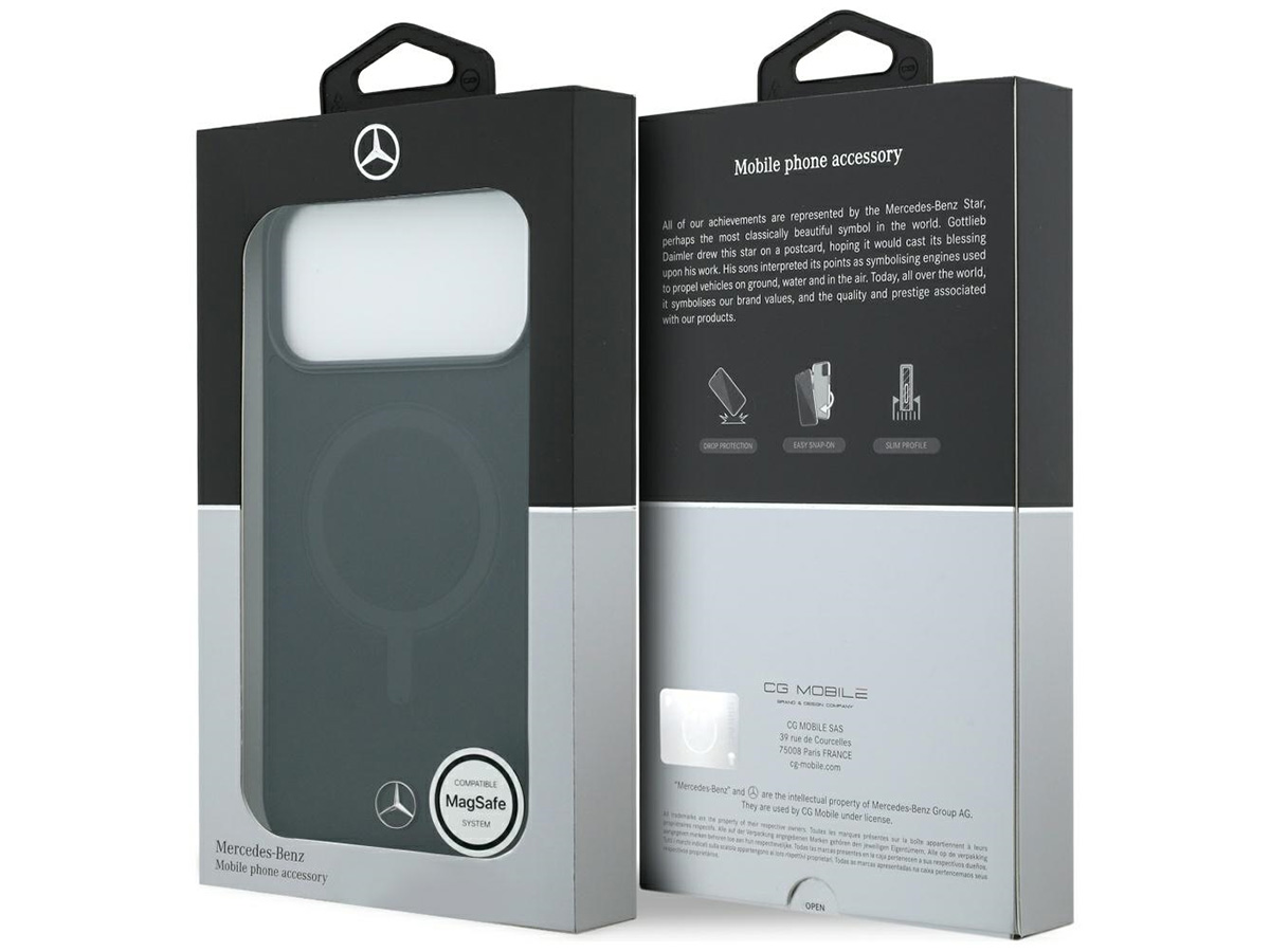 Mercedes-Benz Smooth Leather MagSafe Case - iPhone 17 Pro Max hoesje