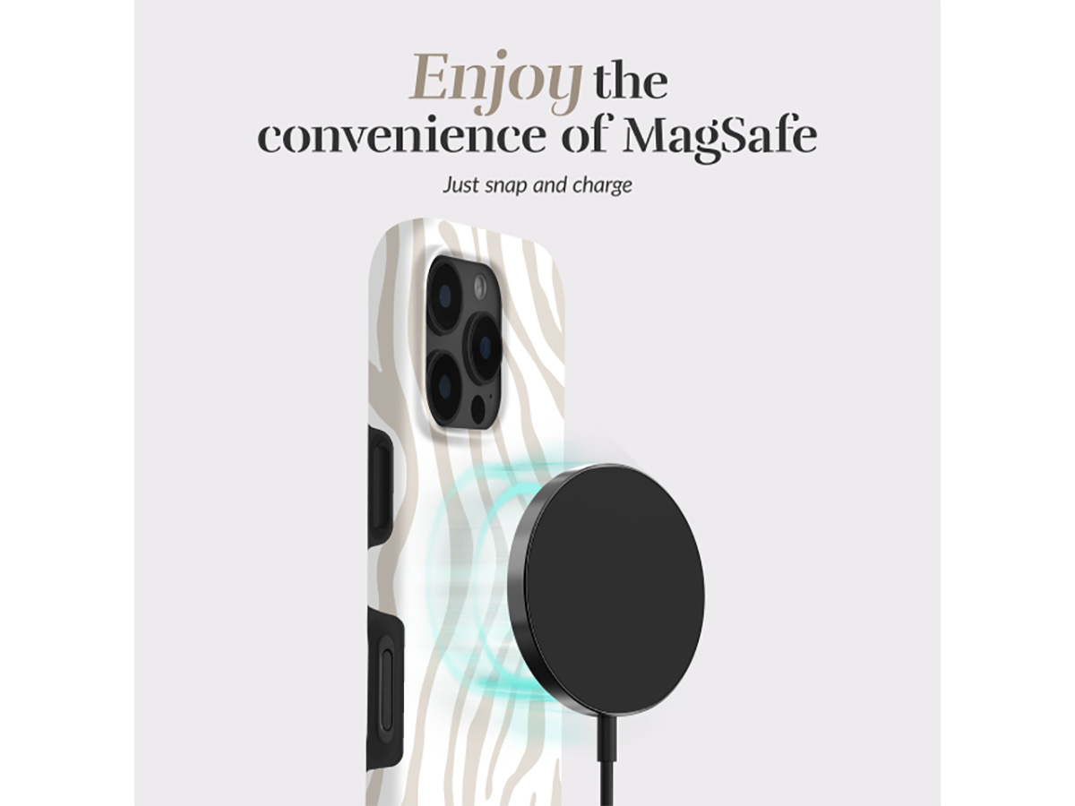 MIO Sandy Zebra Magsafe Case - iPhone 17 Pro Max Hoesje