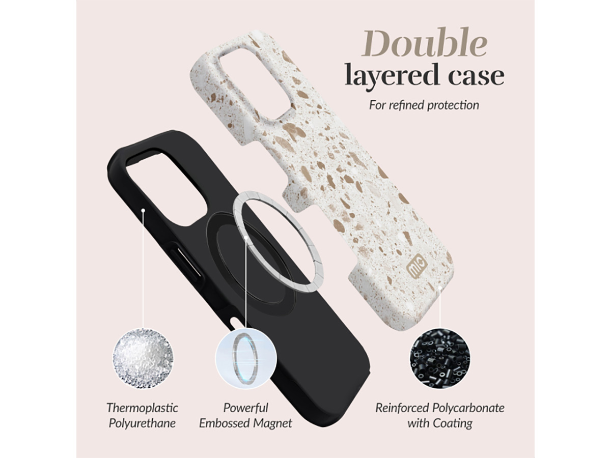 MIO Soft Terrazzo Magsafe Case - iPhone 17 Pro Max Hoesje