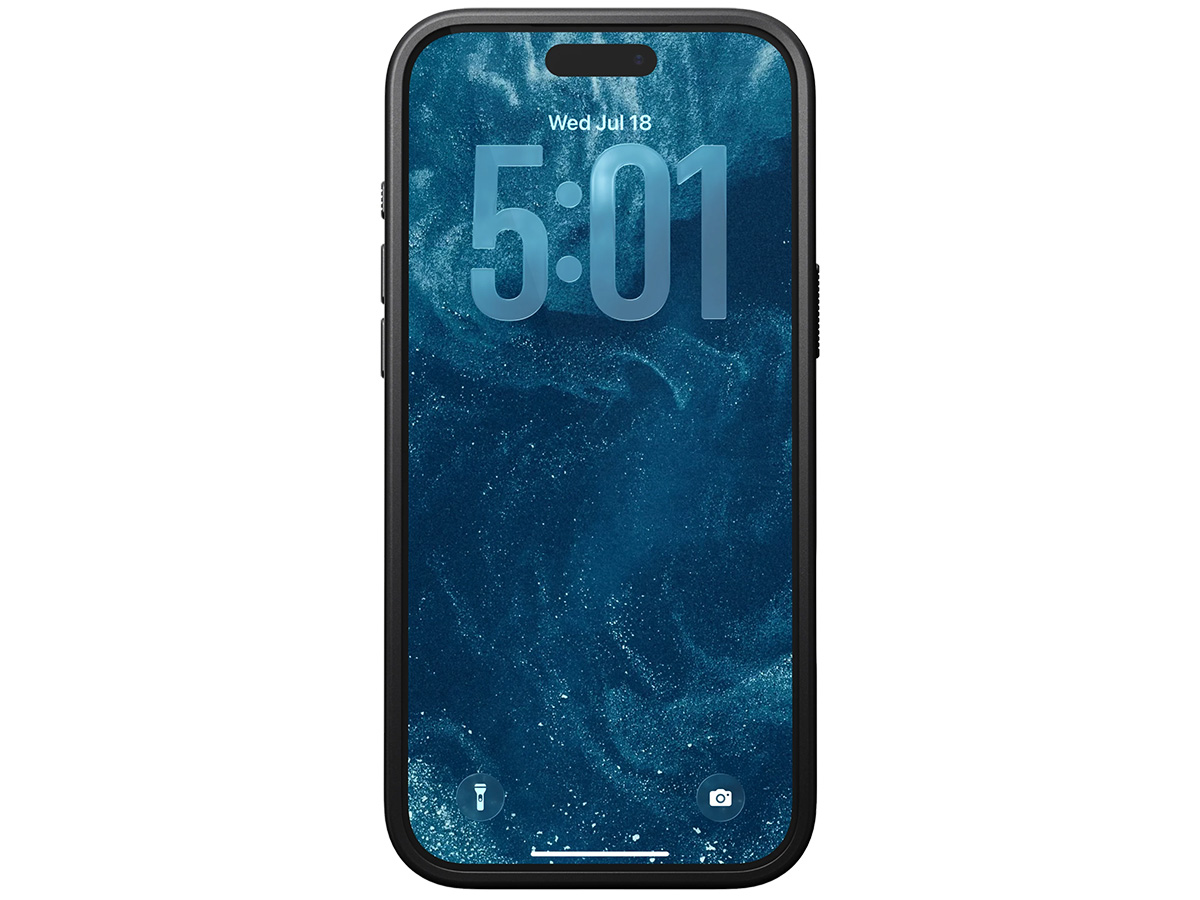 Nomad Horween Modern Leather Case Bruin - iPhone 17 Pro Max hoesje