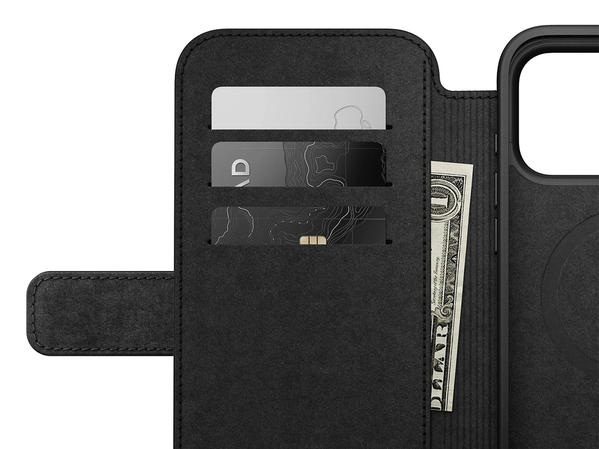 Nomad Modern Leather Folio Bruin - iPhone 17 Pro Max hoesje