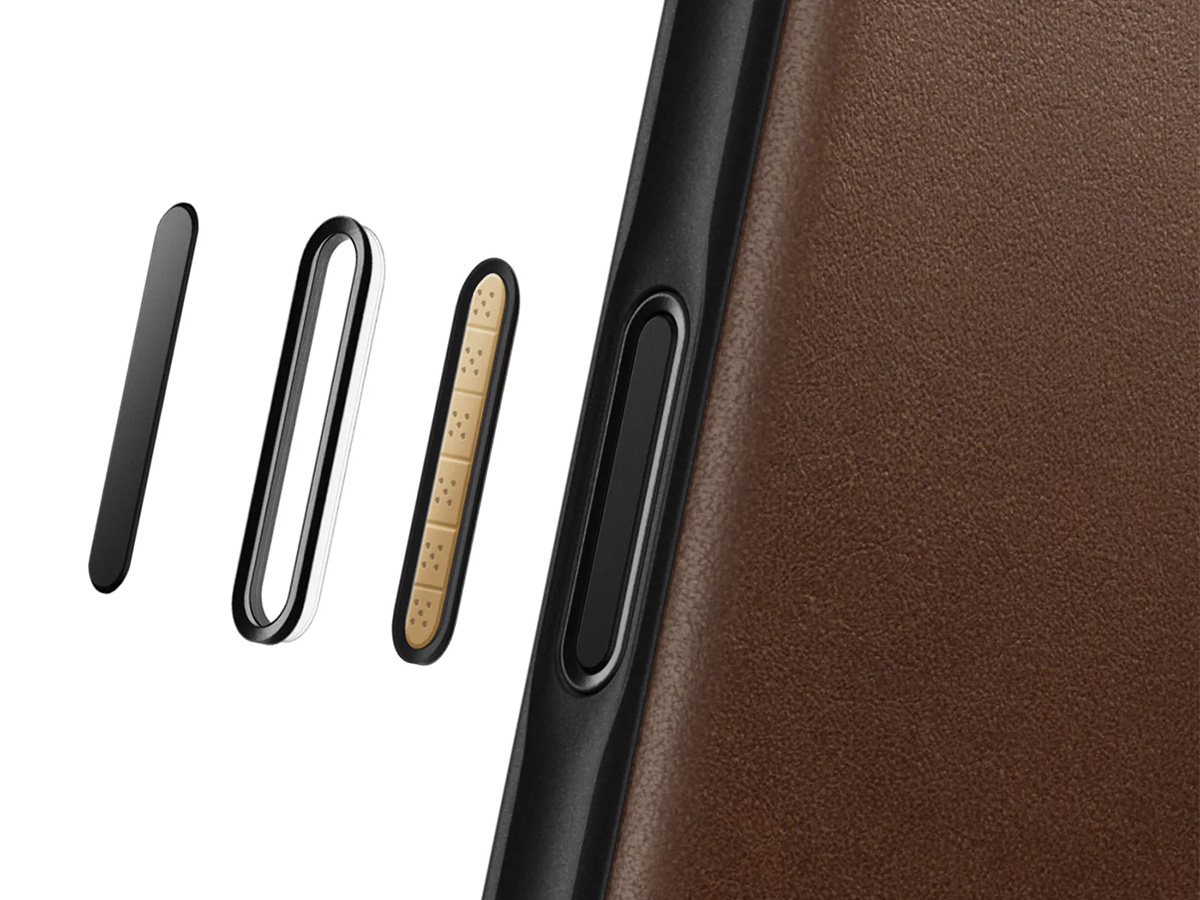 Nomad Modern Leather Folio Bruin - iPhone 17 Pro Max hoesje