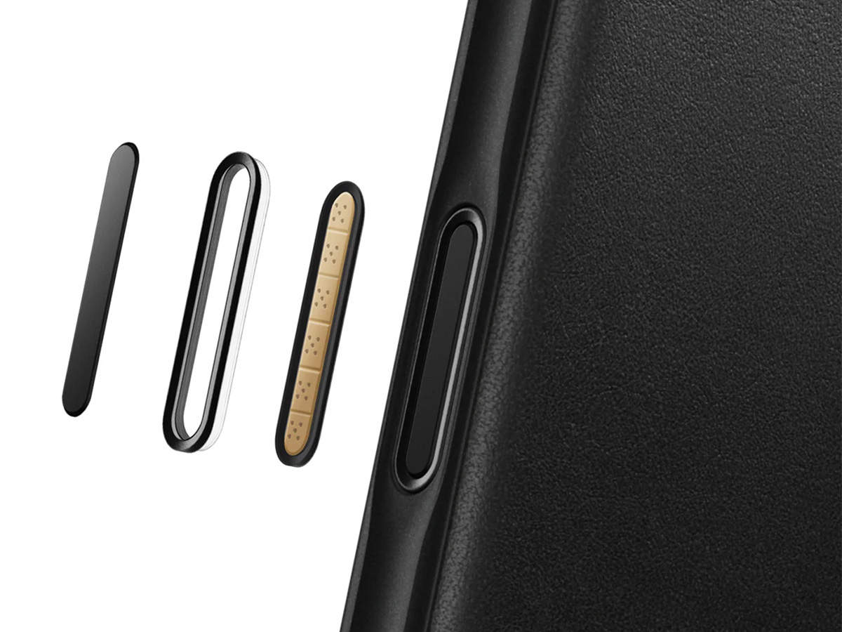 Nomad Modern Leather Folio Zwart - iPhone 17 Pro Max hoesje
