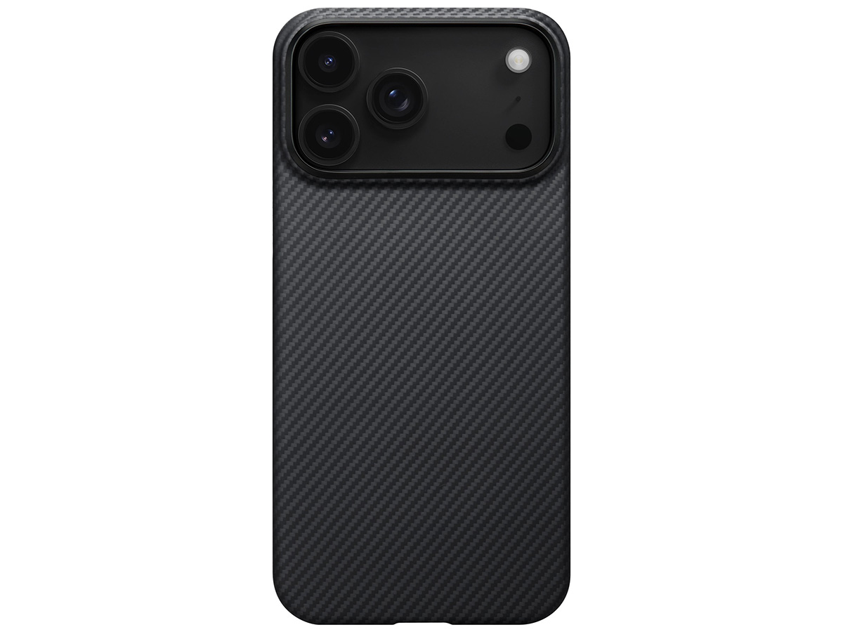 Pitaka Ultra Slim iPhone 17 Pro Max hoesje - Carbon Fiber MagSafe Back Case 1mm Dun