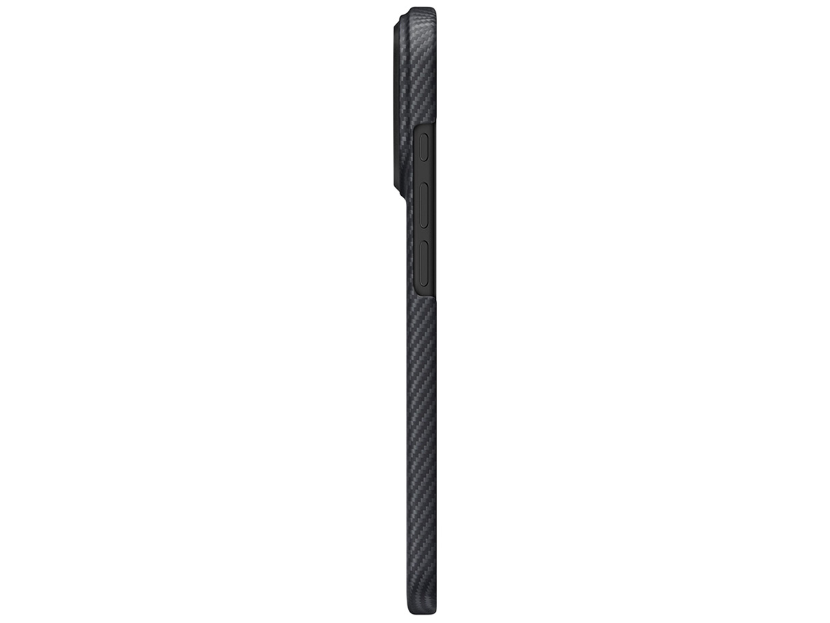 Pitaka Ultra Slim iPhone 17 Pro Max hoesje - Carbon Fiber MagSafe Back Case 1mm Dun