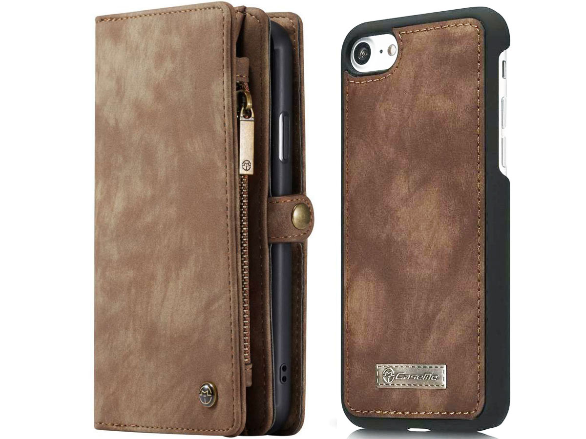 CaseMe iPhone 2020/8/7 hoesje Case Bruin