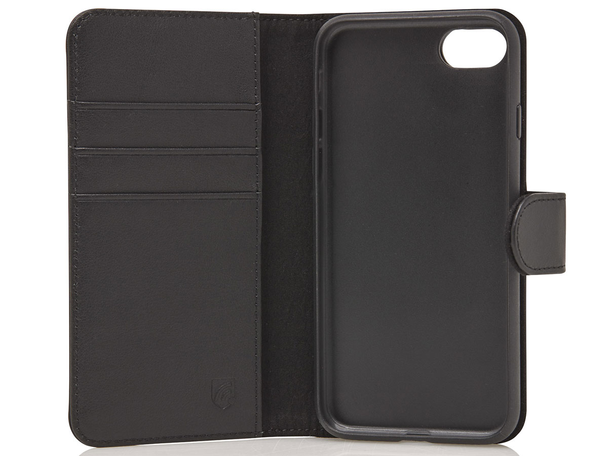 Castelijn & Beerens 2in1 Wallet Zwart Leer - iPhone SE/8/7 hoesje