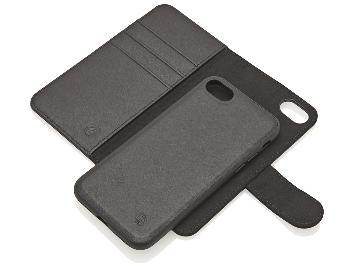 Castelijn & Beerens 2in1 Wallet Zwart Leer - iPhone SE/8/7 hoesje