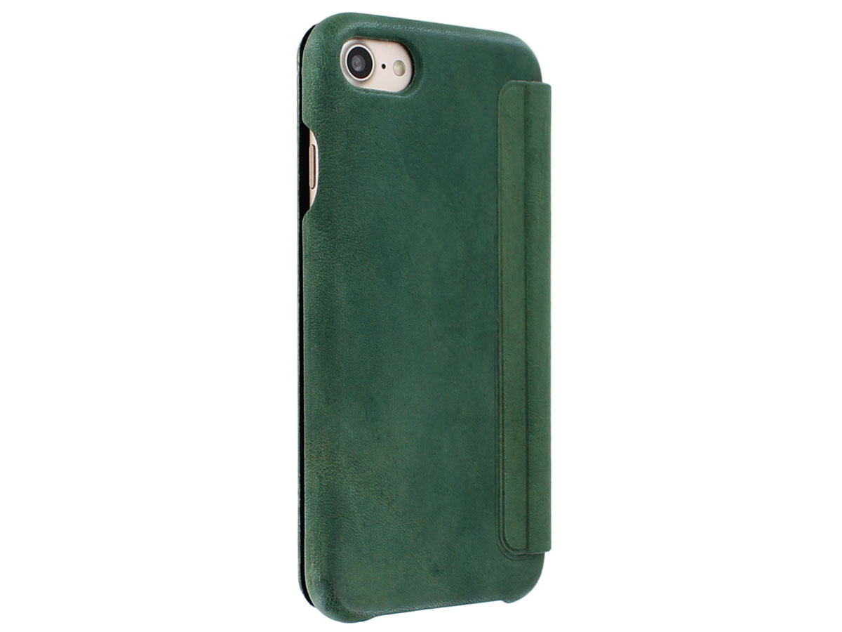 Graffi Oyster Folio Groen Leer - iPhone SE / 8 / 7 / 6(s) hoesje