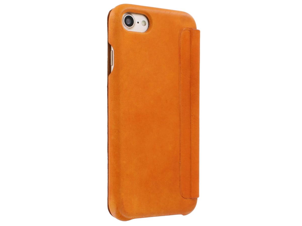 Graffi Oyster Folio Oranje Leer - iPhone SE / 8 / 7 / 6(s) hoesje