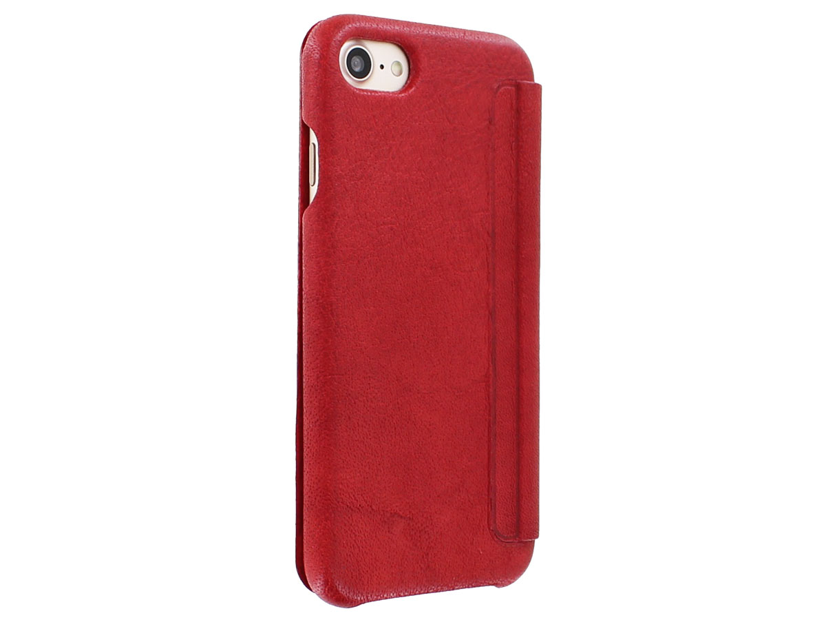 Graffi Oyster Folio Rood Leer - iPhone SE / 8 / 7 / 6(s) hoesje