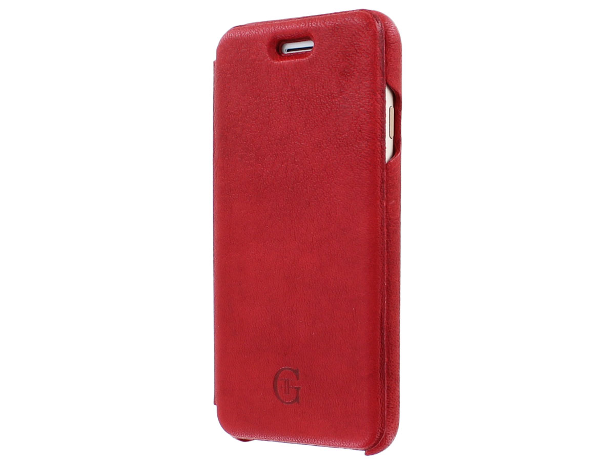 Graffi Oyster Folio Rood Leer - iPhone SE / 8 / 7 / 6(s) hoesje