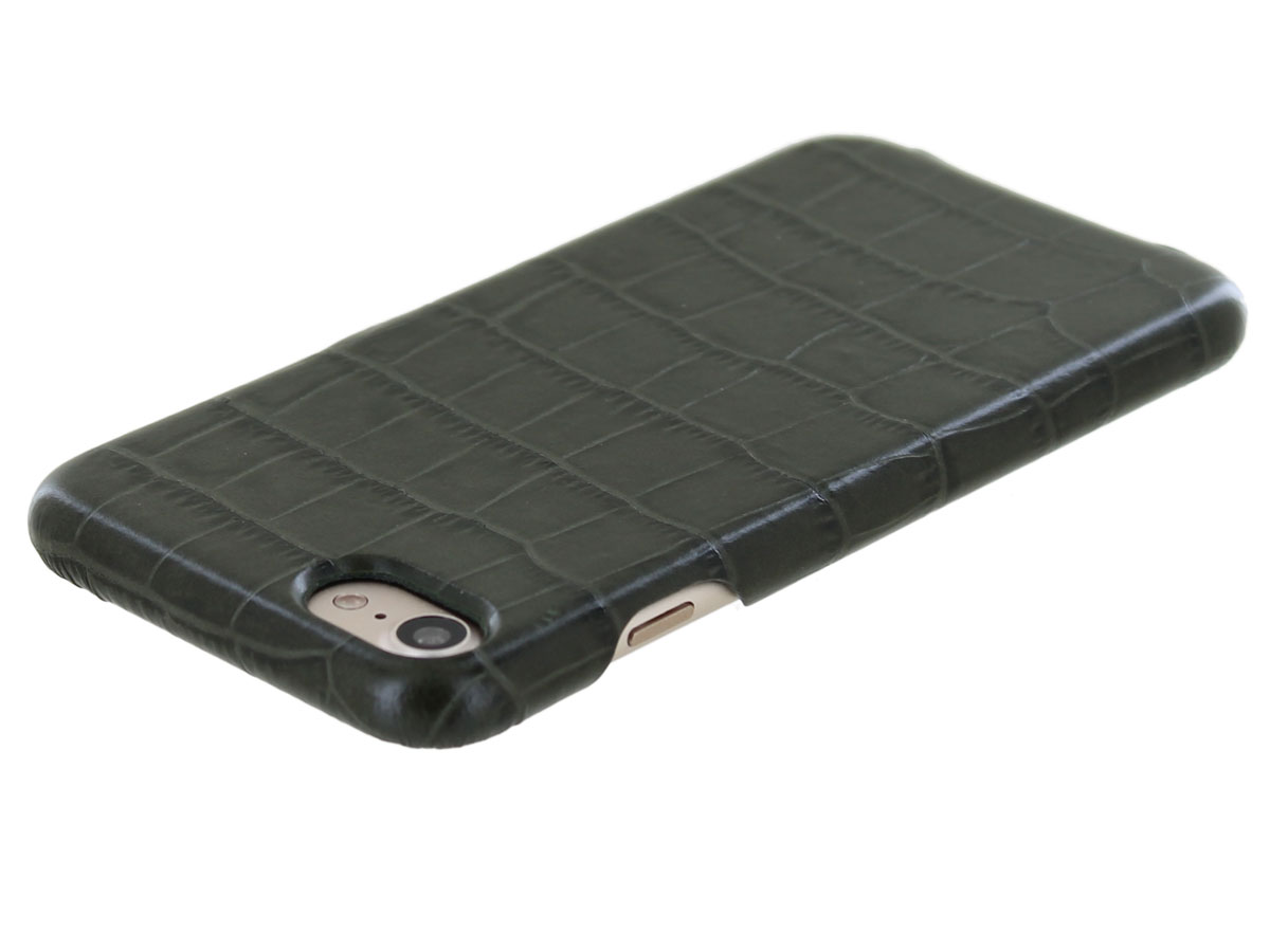 Graffi Cover Croco Groen Leer - iPhone SE / 8 / 7 / 6(s) hoesje