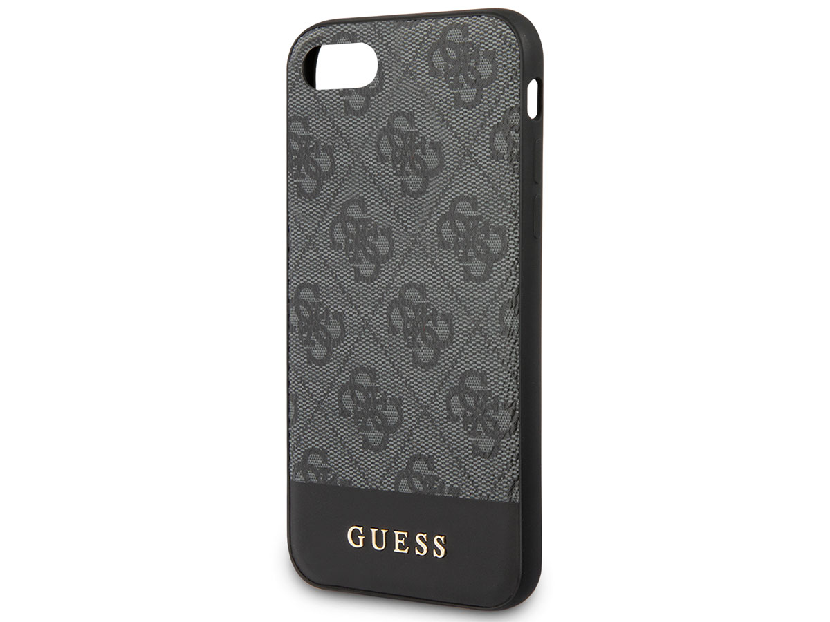 Guess 4G Monogram Case Grijs - iPhone SE / 8 / 7 / 6 hoesje