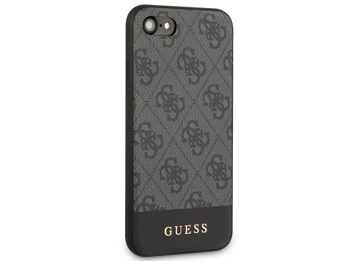 Guess 4G Monogram Case Grijs - iPhone SE / 8 / 7 / 6 hoesje