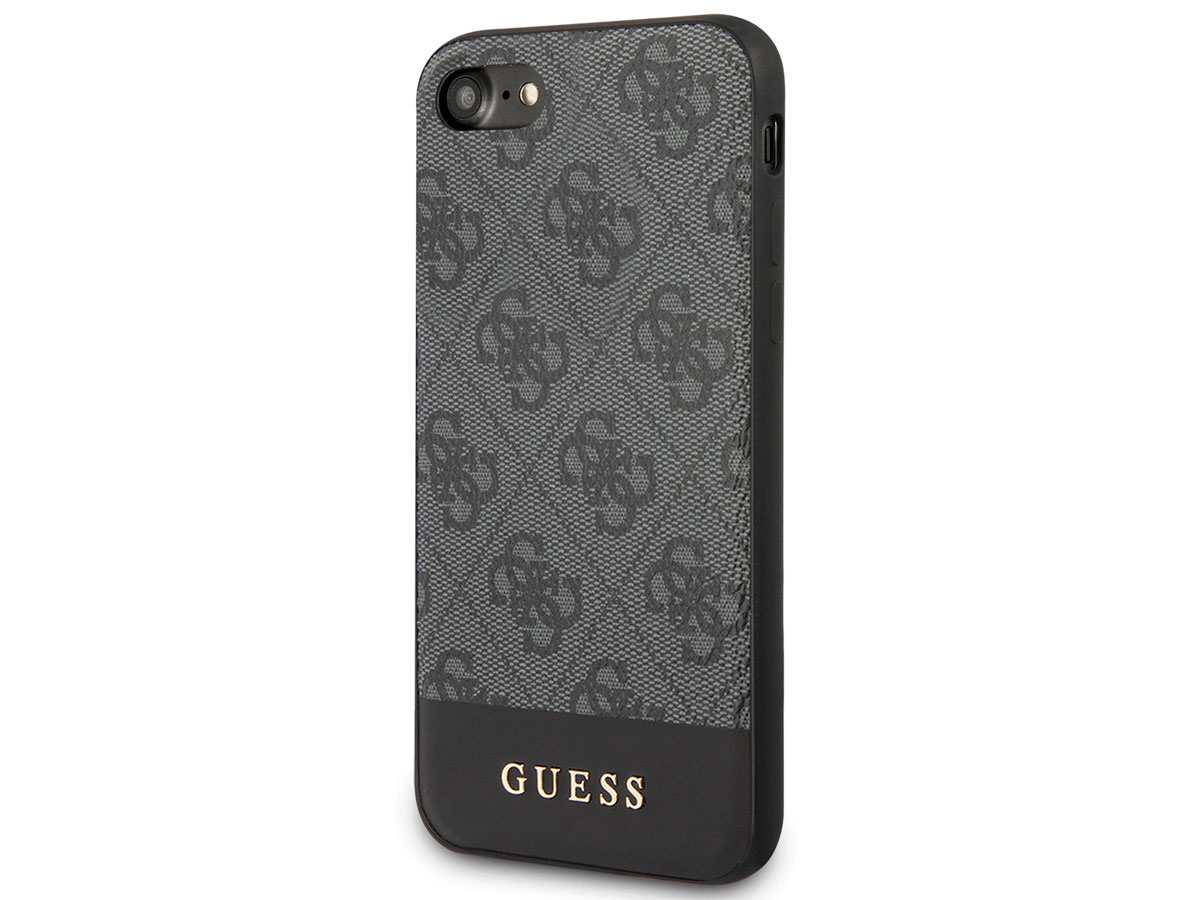 Guess 4G Monogram Case Grijs - iPhone SE / 8 / 7 / 6 hoesje