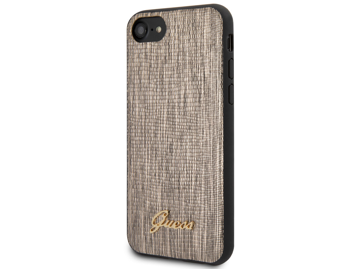 Guess Lizard Case Goud - iPhone SE / 8 / 7 / 6 hoesje