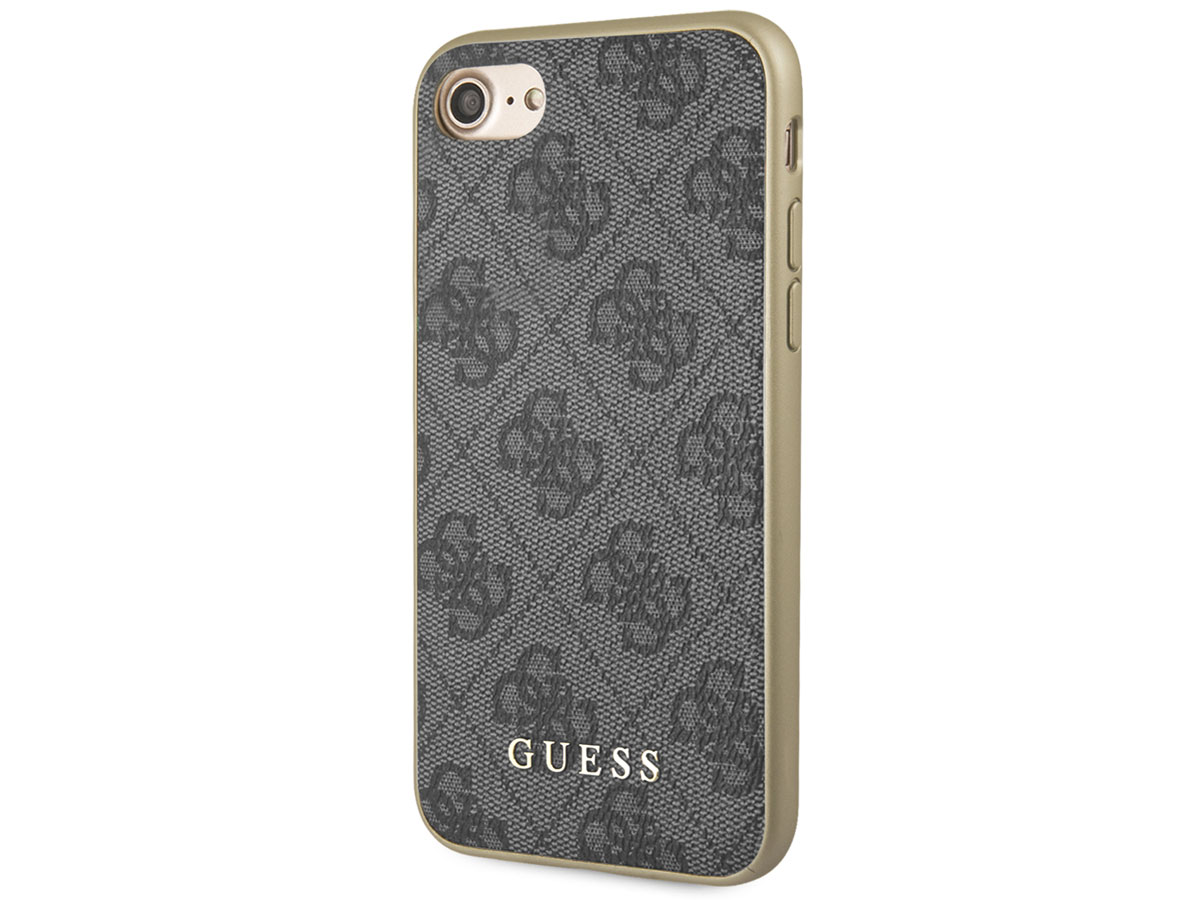Guess Monogram Iphone Se 8 7 6 Hoesje Case Grijs Guess Monogram Iphone Se 8 7 6 Hoesje Case Grijs