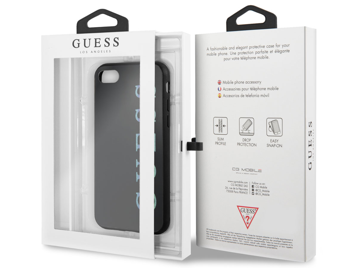 Guess Rainbow Logo Case - iPhone SE / 8 / 7 / 6 hoesje