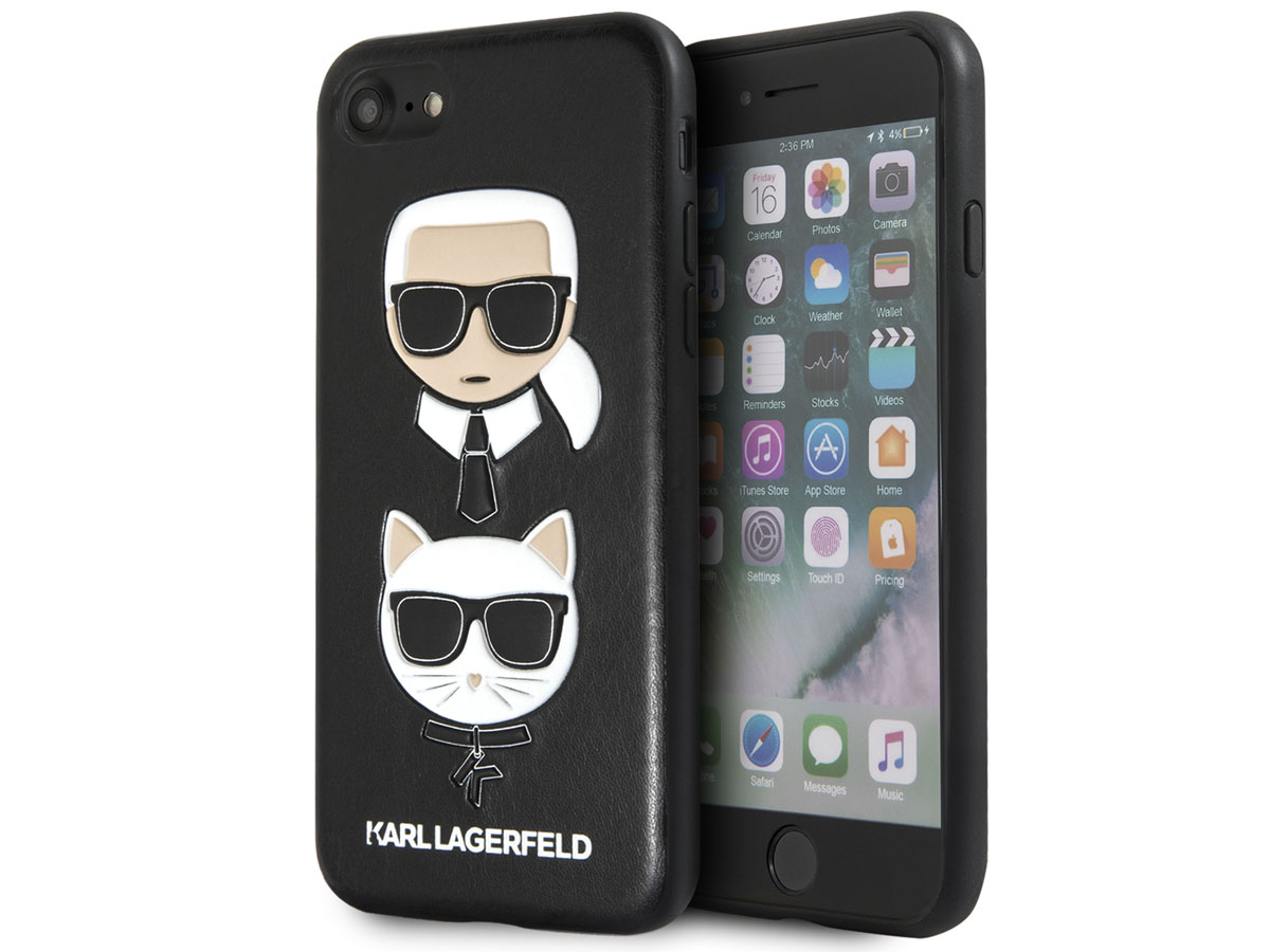 Karl Lagerfeld & Choupette Case - iPhone SE / 8 / 7 / 6 hoesje