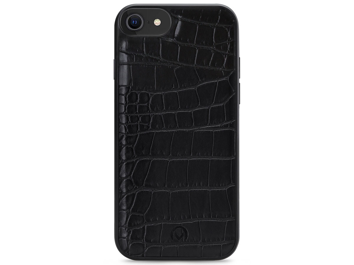 Mobilize Elegant Magnet Clutch Black Croco - iPhone SE/8/7/6 hoesje