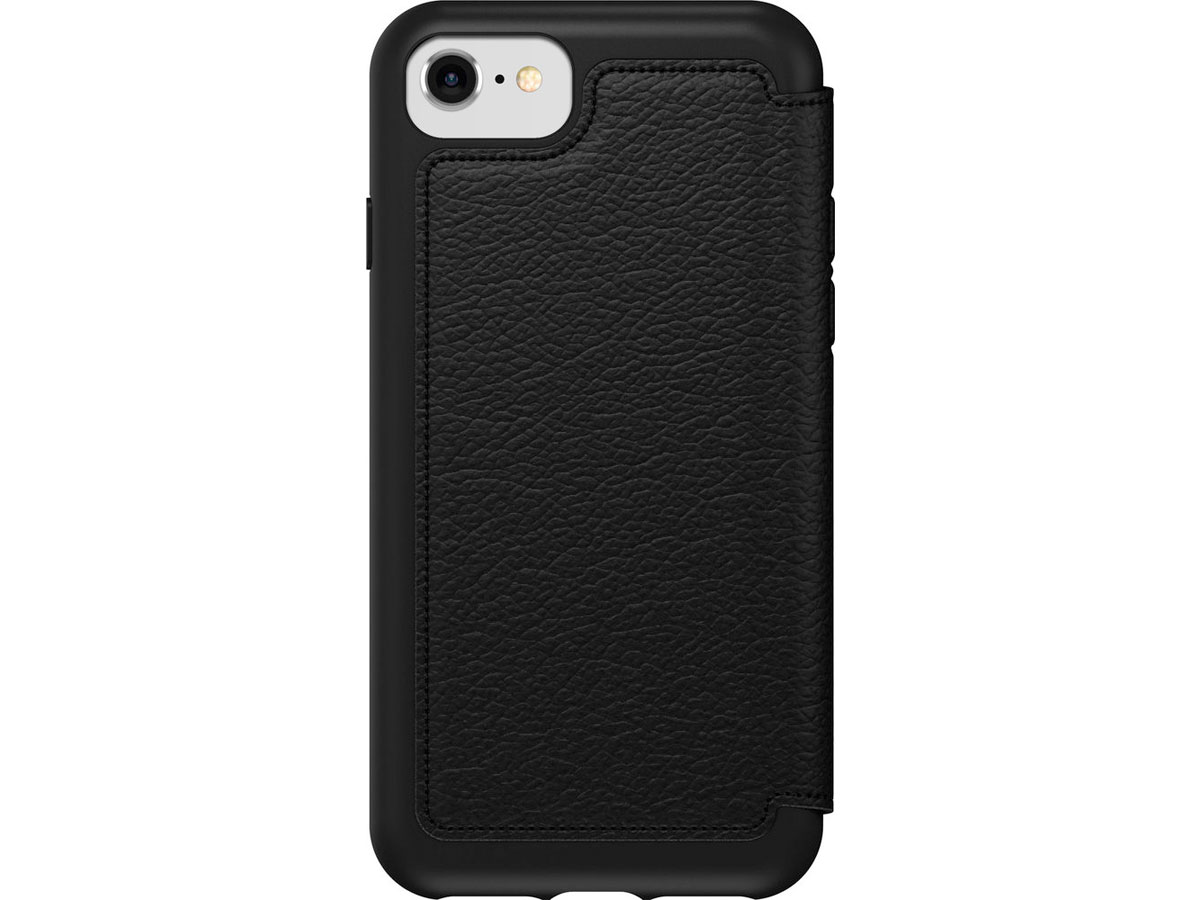 Otterbox Strada Leather Folio Zwart - iPhone SE / 8 / 7 hoesje