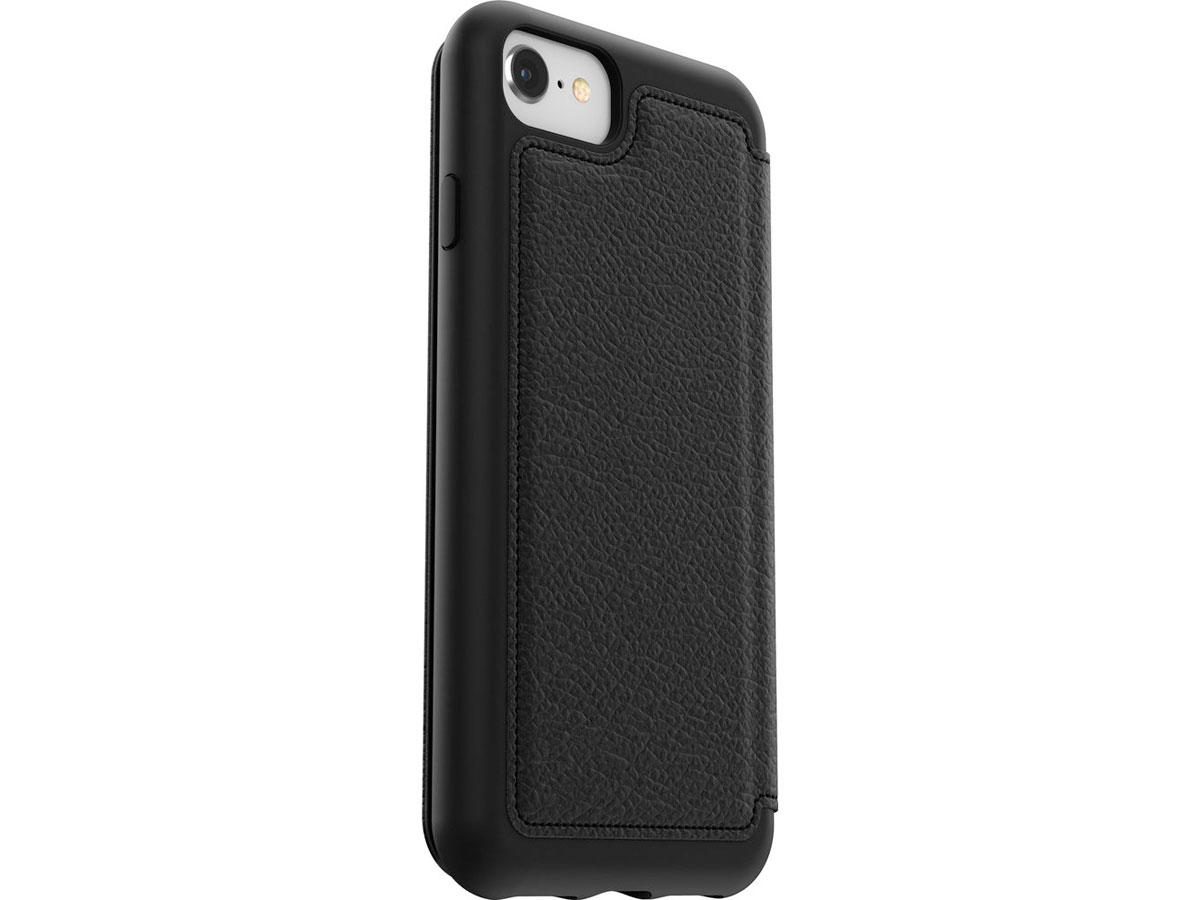 Otterbox Strada Leather Folio Zwart - iPhone SE / 8 / 7 hoesje