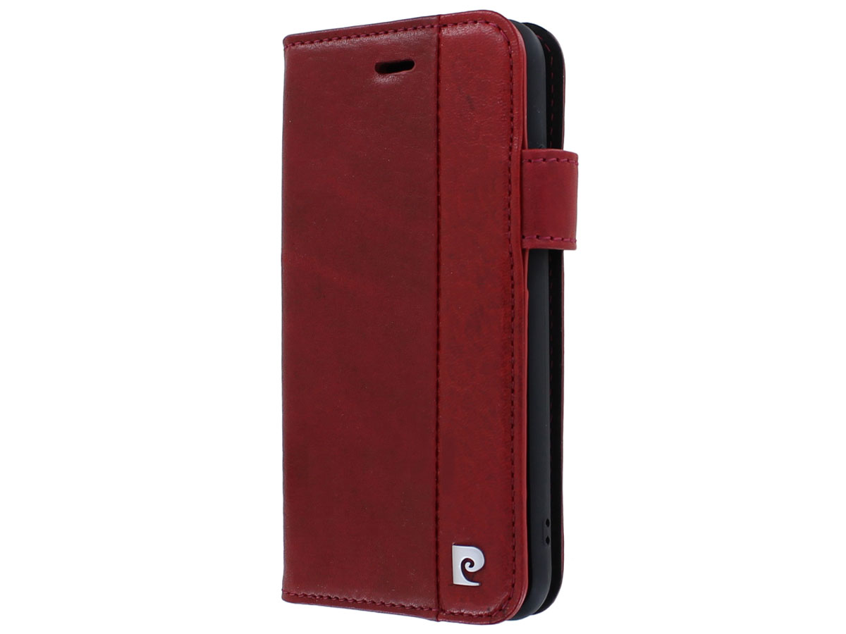 Pierre Cardin Leather Bookcase Rood - iPhone SE 2020/8/7 Hoesje Leer