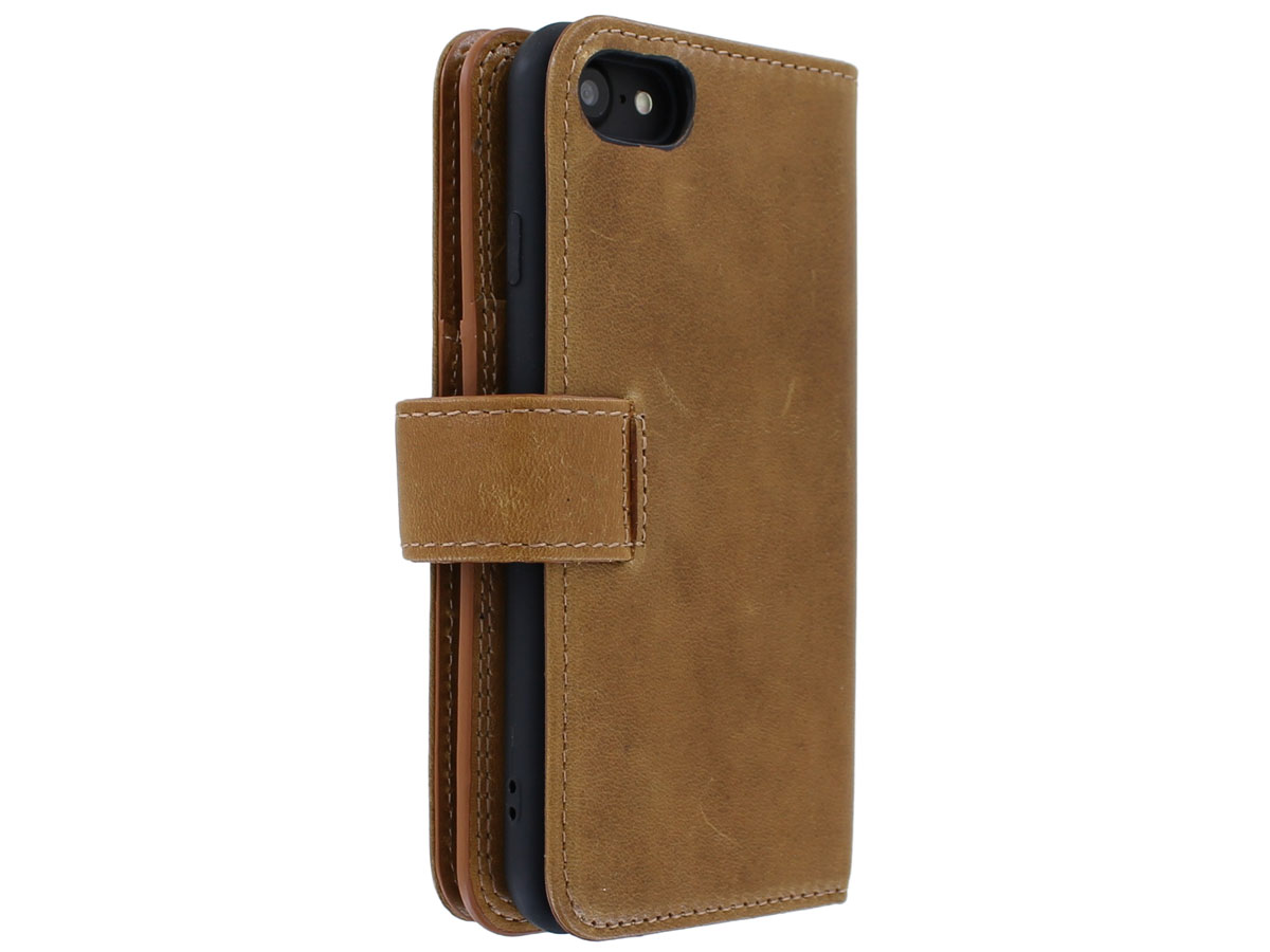 Pierre Cardin True Wallet Case Bruin - iPhone SE 2020/8/7 hoesje