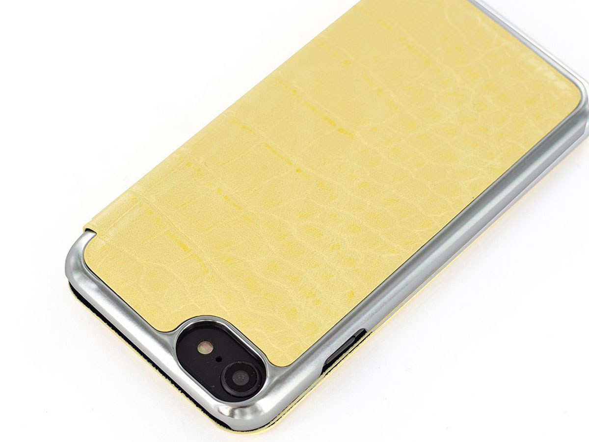 Radley Croco Folio Case Geel - iPhone SE / 8 / 7 / 6 Hoesje