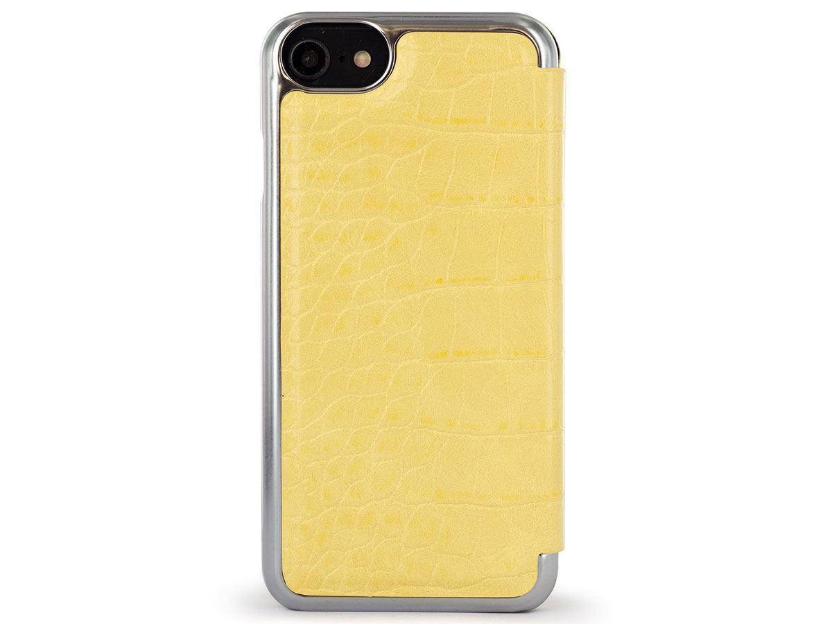 Radley Croco Folio Case Geel - iPhone SE / 8 / 7 / 6 Hoesje